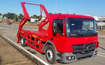 Poli-guindaste Locanorte para remoção e transporte